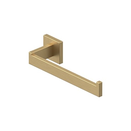 Deltana 10-in TOWEL HOLDER, SINGLE POST, MM SERIES in Brushed Brass MM2008-4